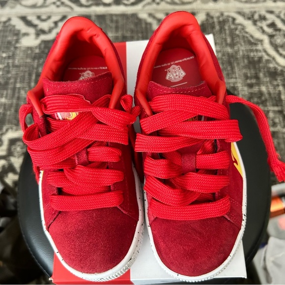 PUMA Paw Patrol Marshall sneakers | kids size 1.5c | red yellow white | suede - Picture 7 of 11